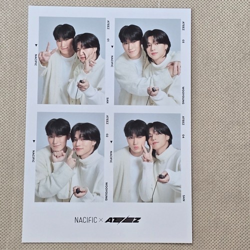 ATEEZ X NACIFIC ATEEZ FOUR CUTS BENEFIT CARTOLINA FOTOGRAFICA UFFICIALE & FOTO 4 TAGLI K-POP - Foto 39 di 49