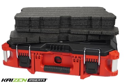Milwaukee PACKOUT™ Tool box 48-22-8424 - Kaizen Foam Insert | eBay