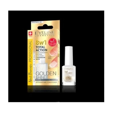Eveline Cosmetics Nail Therapy Professional 8 in 1 Goldpartikel - 12ml