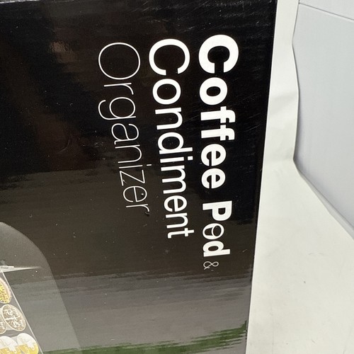 Mind Reader 24 K-Cup Coffee Pods & Condiment Organizer, Black, New Sealed - Picture 22 of 24