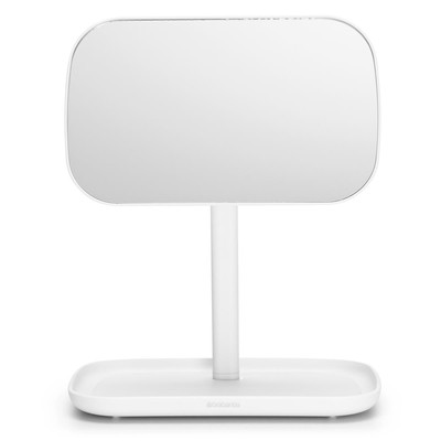 Brabantia Spiegel mit Ablagefach dunkelgrau weiß 360 Spiegel 280702 280726