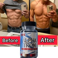 NEU - ALPHA TRON - Muscle Builder (550mg) Creatin BCAAs Protein - 30 Kapseln