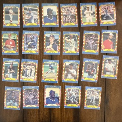 Vintage Fleer Baseball's Limited Edition 1987 Trading Card Lot 23 Cards 