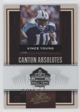 2007 Playoff Absolute Memorabilia Canton Absolutes Gold 25/50 Vince Young 4m3