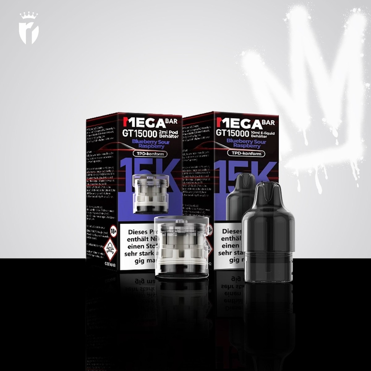elfbar elfa master akku Mega Bar 15K GT15000 E-Zigarette Mega Bar 15K GT15000 Vape Big Puff TDP  konform