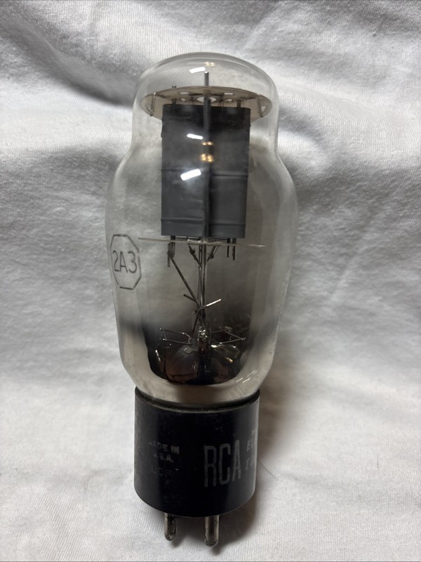 RCA 2A3 Tube. Tested Strong On Tv 7Du.