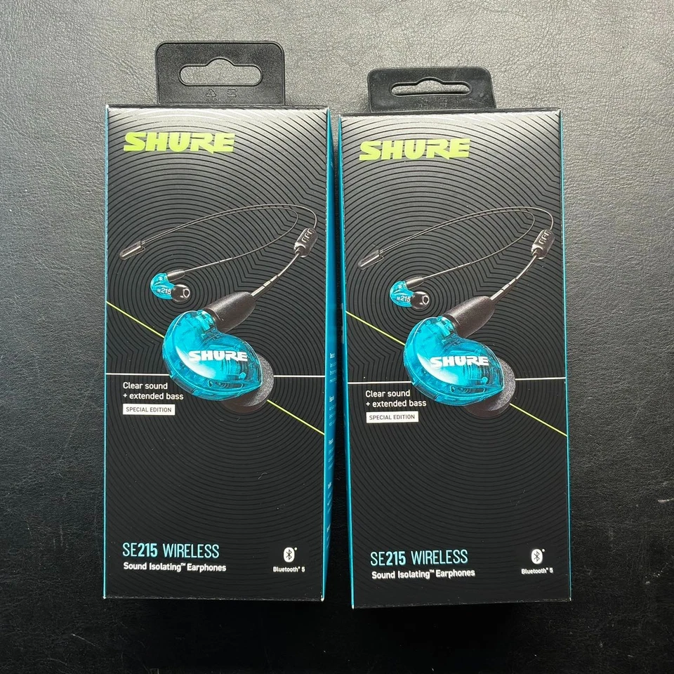 Auriculares/auriculares internos de monitoreo de DJ con aislamiento de sonido Shure SE215SPE-B+BT2 Foto 4 de 4