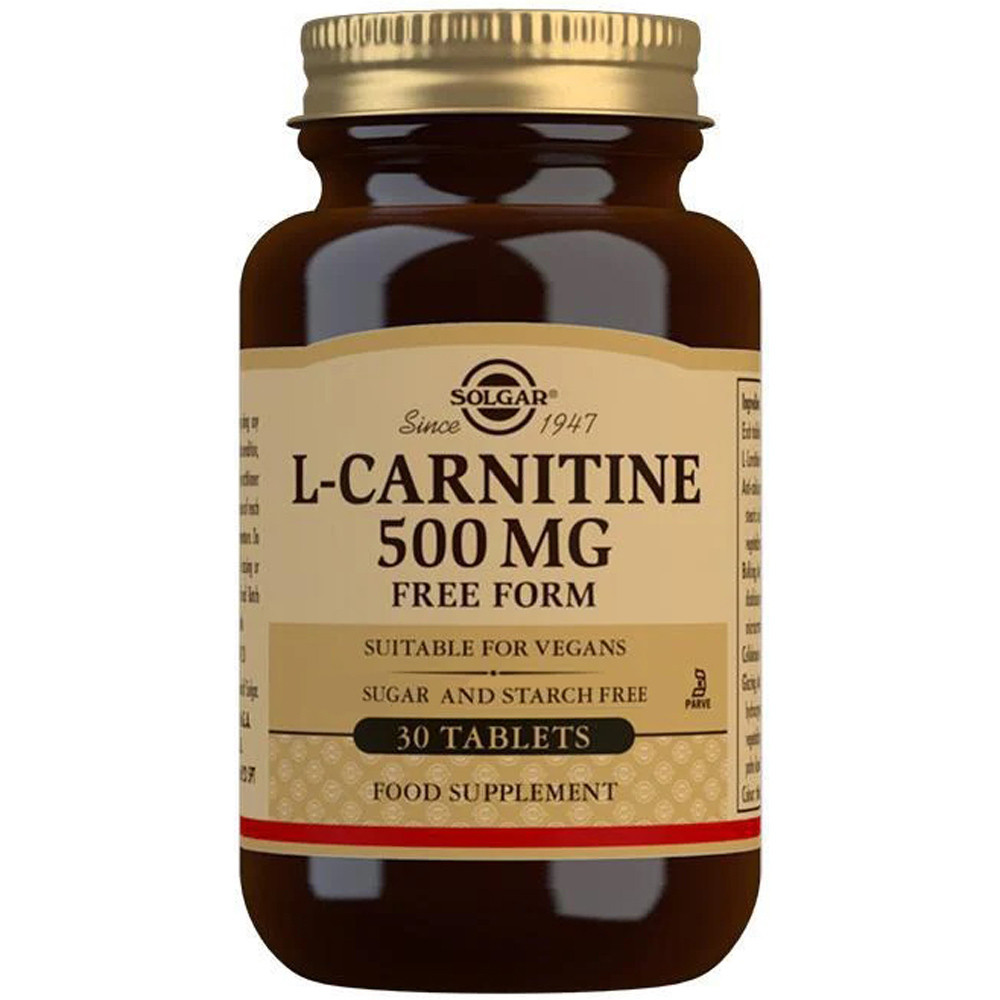 Solgar L-Carnitine 500mg Food Supplement 30 Tablets