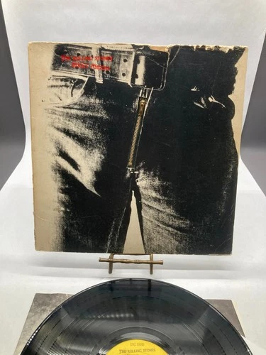 The Rolling Stones Sticky Fingers Vinyl LP 1971 Rolling Stones Record COC-59100
