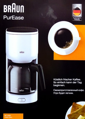 Braun Kaffeemaschine PurEase 10 Tassen weiß