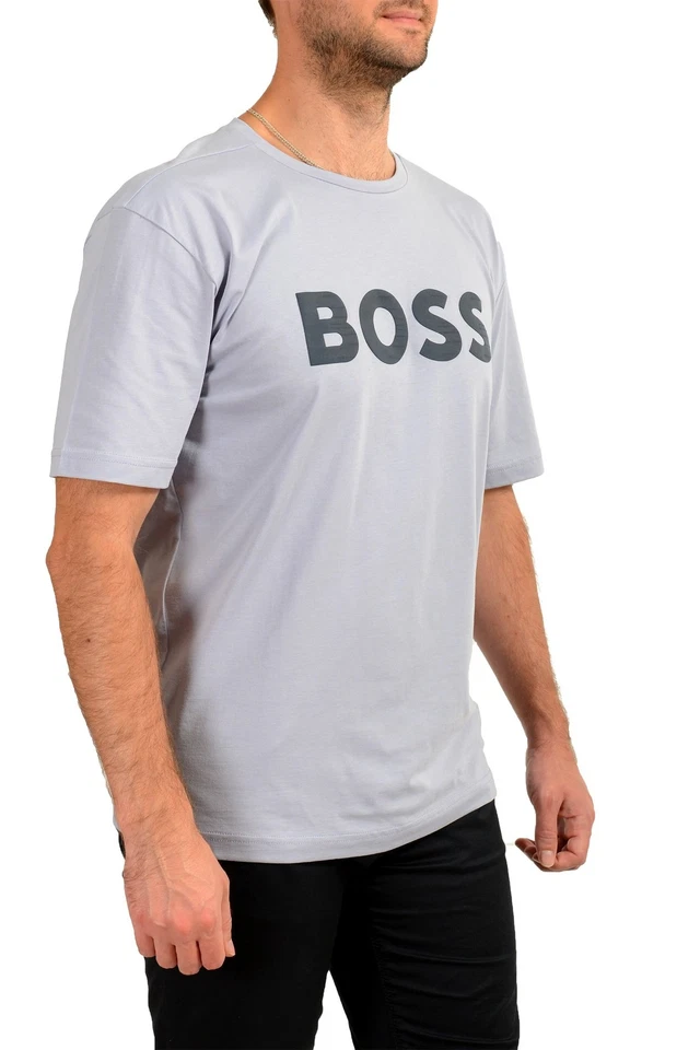 Мужская футболка Hugo Boss «Tee 6_99» расслабленный крой логотип короткий рукав США M IT 50 - Изображение 2 из 4
