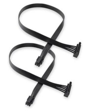 mini ATX 6PIN to SATA 15 PIN Adapter Extension Cable for Mechanical HDDs,