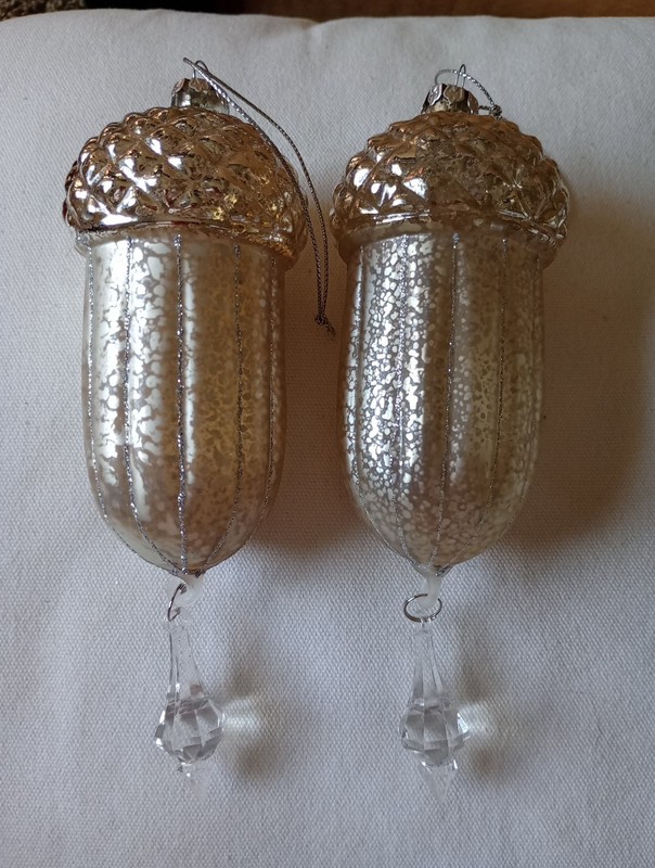 Vintage Acorn Ornaments