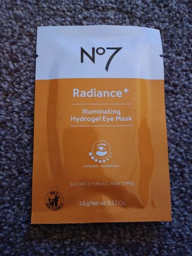 Boots No7 Radiance+ Illuminating Hydrogel Eye Masks 5x 3.6g Brand New Boxed - Picture 2 of 3