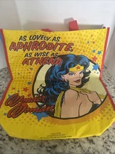 wonder woman reusable shopping bag