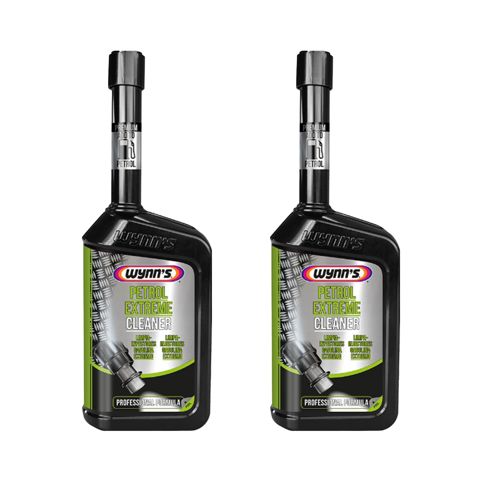 2x WYNNS Petrol Extreme Injector Cleaner Fuel System Cleaner Additive 500ml