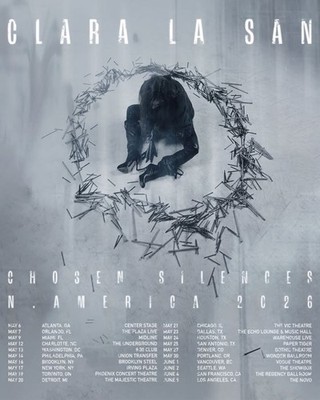 Clara La San Chosen Silences Tour North America 2026 Poster