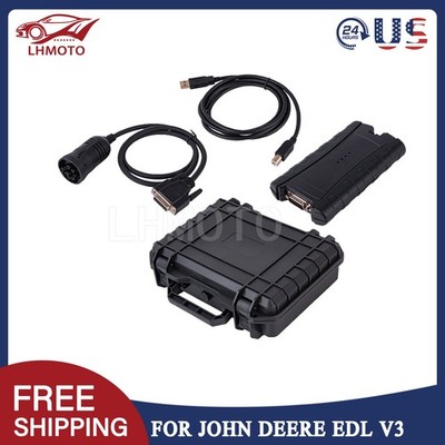 For John Deere EDL V3 Diagnostic Interface & Cable Set W/O V5.3 AG/CF Software