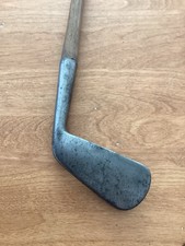 Antique Hickory Wood Shaft Gibson Driving Mashie Smooth Face Golf Club D2, 17