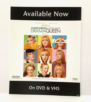 8'' x 10'' Confessions of a Teenage Drama Queen DVD store promo add