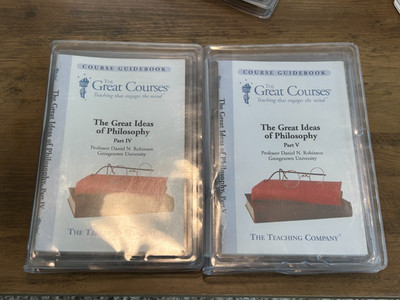 Great Courses The Great Ideas of Philosophy Parts 4 & 5 + Discs 1-4 14-DVD Lot