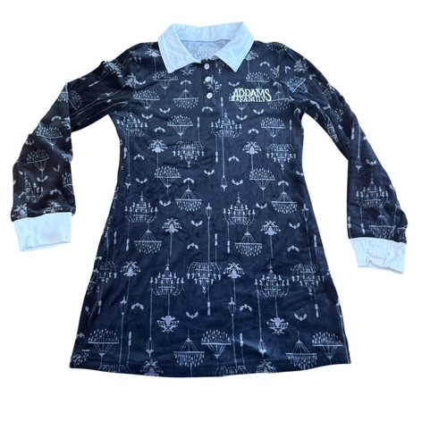 New Netflix TV Show Wednesday / Addams Family velvet dress size M (8) - Picture 8 of 8