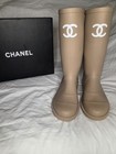 Bottes de pluie Chanel - avec sa boîte de rangement