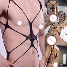 See Through Leotard Nightclub Polyester Pouch Bodysuit Breathable Item
