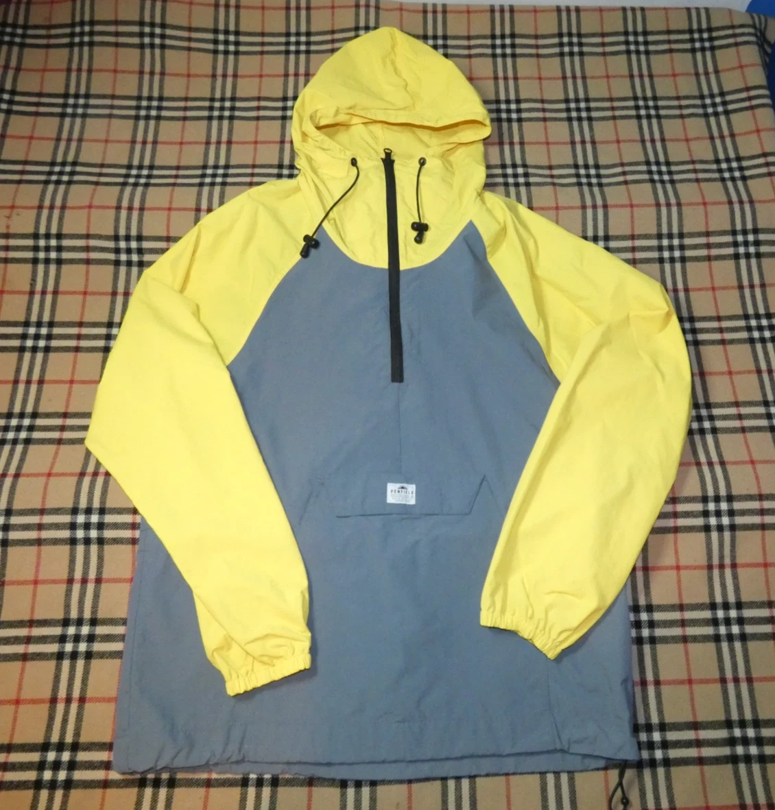 Penfield Pac Jac Noel Gallagher Oasis Maine Road 90s Size M Yellow & Grey VGC