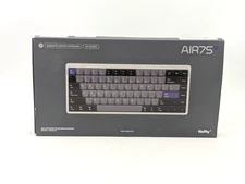 NuPhy AIR75 HE Magnetic Switch Low Profile Gaming Keyboard in Space Silver  