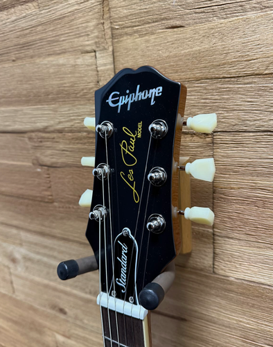 Epiphone Les Paul Standard anni 50 Goldtop - Riparazione crepe laterali al collo. modellino 2024 con sc - Foto 8 di 23