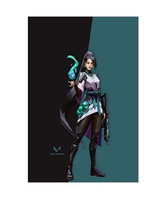 Valorant Lined NoteBook: Sage Healer Gaming: 6x9 INCH 15.24x22.86 CM 100 pages, 
