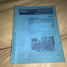 1990 #933-0121 Onan Operator’s Manual MAJB Marine Genset - First Mate Series