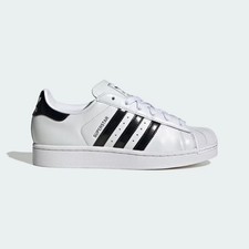 Adidas Originales Para Mujer Blanco Negro Superstar II Moda Zapatos Tenis JP9677
