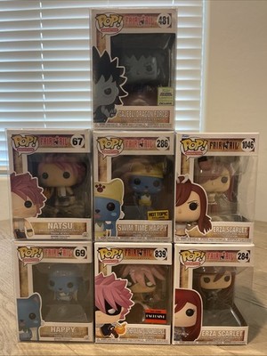 Funko Fairy Tail Lot Of 7 Figures ( 284 286 67 69 481 839 1046) - Exclusives