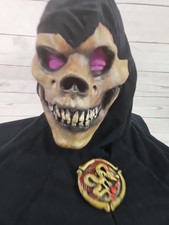 Vintage Halloween Skeleton Mask With Hood by Mario Chiodo Studios 2004