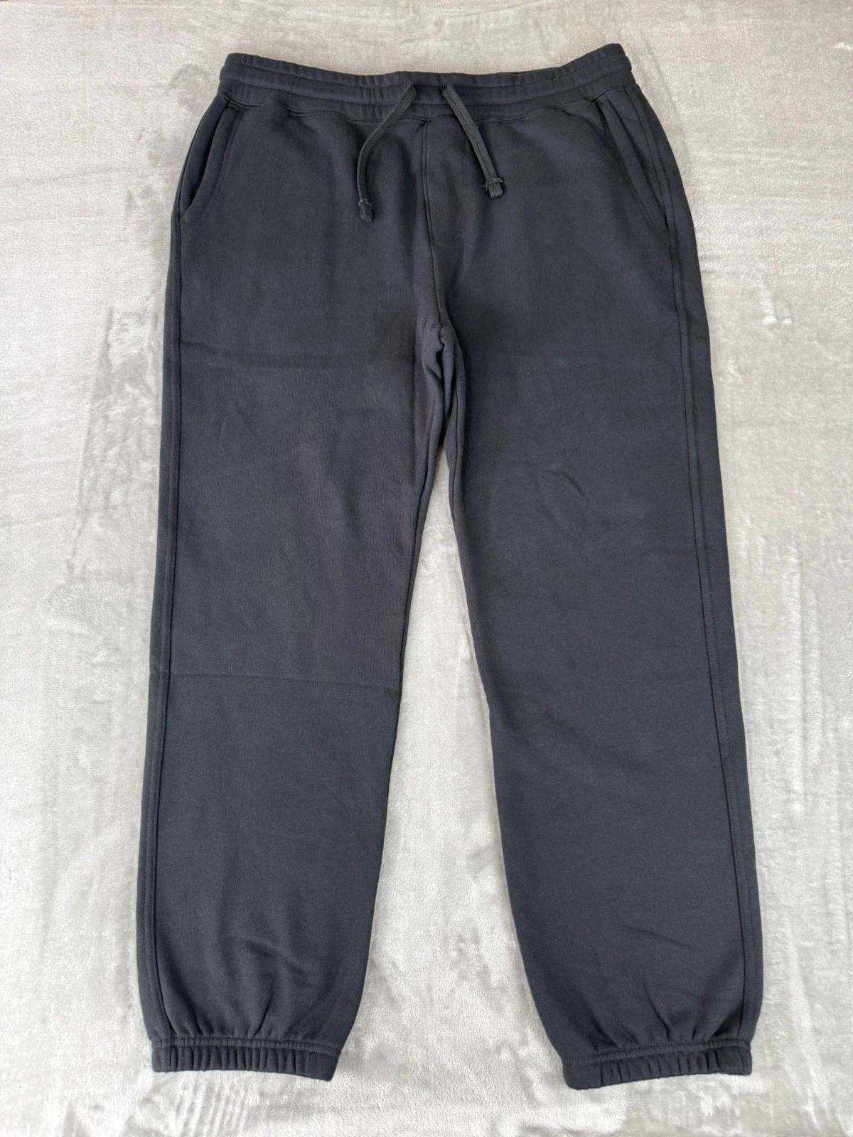 American Giant Classic Sweatpants Mens XL Black Fleece Jogger $120 USA New NWOT