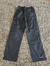 Columbia Boys Youth Cypress Brook II Pull On Rain Pant Black Large 14/16