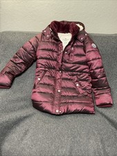 abercrombie kids girls 15/16 iridescent finish and fleece lining Burgundy 15/16
