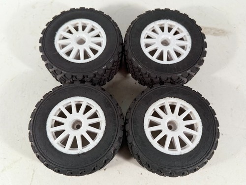Traxxas Rally 4x4 1/10 RC Short Course Truck Sized Tires & 12mm Hex Wheels - Picture 1 of 6