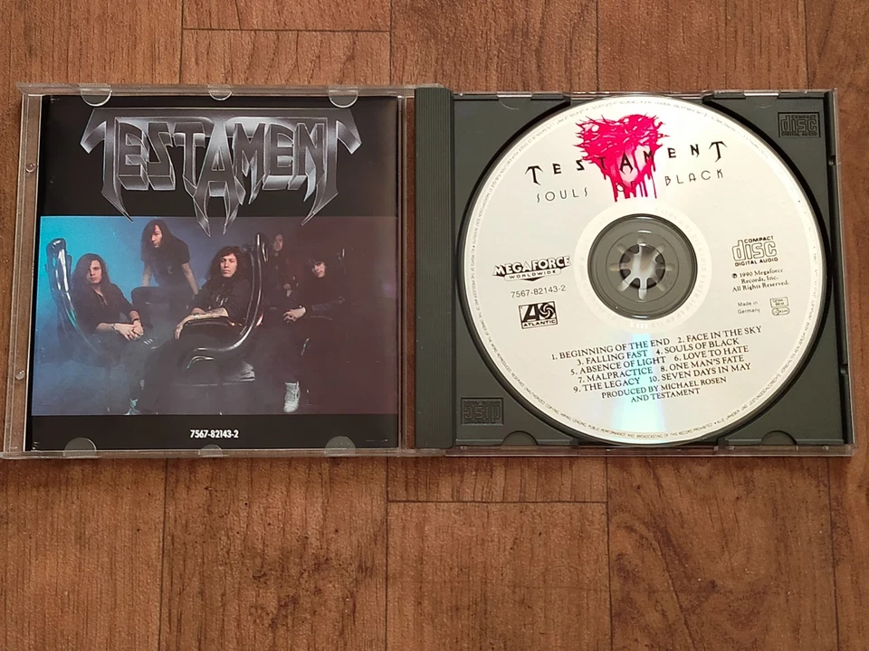 Testament- Souls Of Black, Original-CD 1990 (Forbidden, Death Angel, Megadeth) - Bild 2 von 2