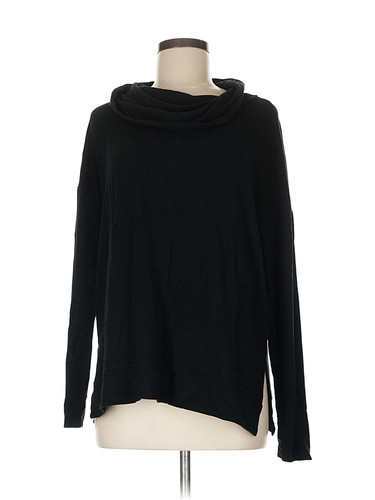 Banana Republic Women Black Long Sleeve Top M - Picture 1 of 4