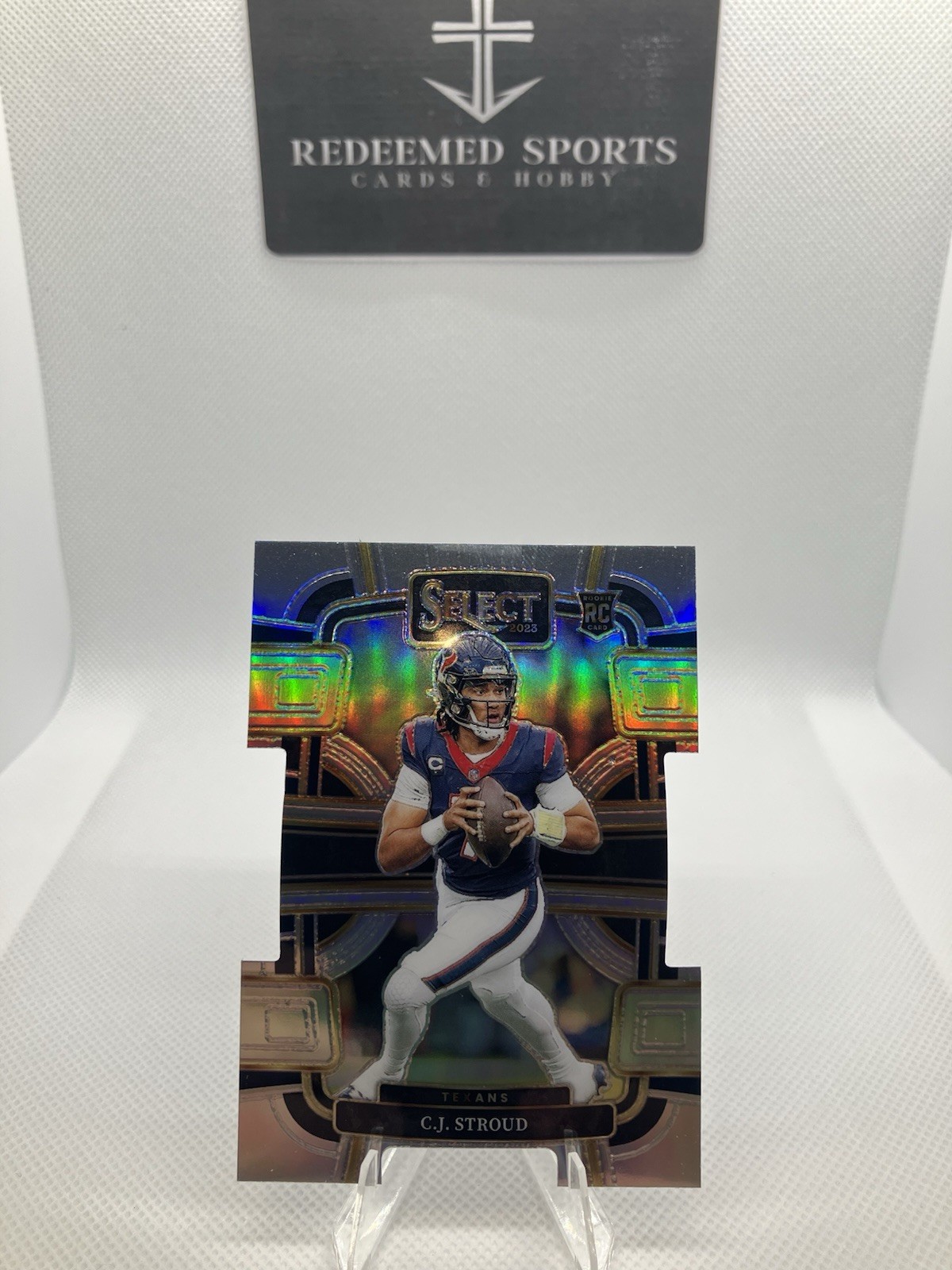 2023 Panini Select - Concourse C.J. Stroud #41 Silver Prizm Die-Cut (RC)