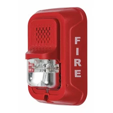 System Sensor P4rl Horn Strobe, Marked Fire, Wall Or Ceiling