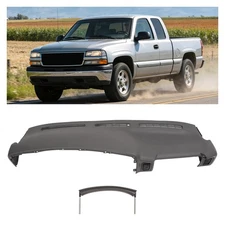 Molded Dash Dashbroad Cover Cap Board For 1999-2006 Silverado Sierra Tahoe Gray