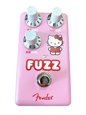 Fender Hello Kitty Fuzz Pedal Pink Guitar Effect Japan W/Box Pink