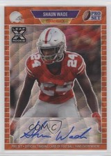 2021 Leaf Pro Set Metal 1989 Orange Wave 8/10 Shaun Wade #PA-SW1 Auto 8d4