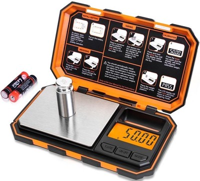 Fuzion Digital Pocket Scale 200g/0.01g, LCD, Tare for Food, Jewelry, Coffee