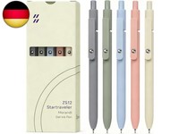 5 X Gelstifte, Schnell Trocknende Tinte, Feine Spitze, Premium-Gelstifte,