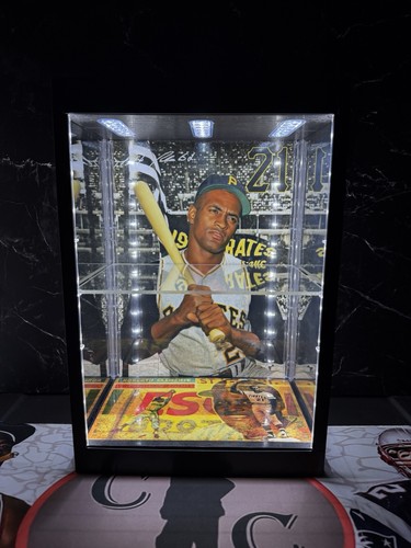 Roberto Clemente  PSA & BGS  custom LED sports card display case 🔥🏀 HOF